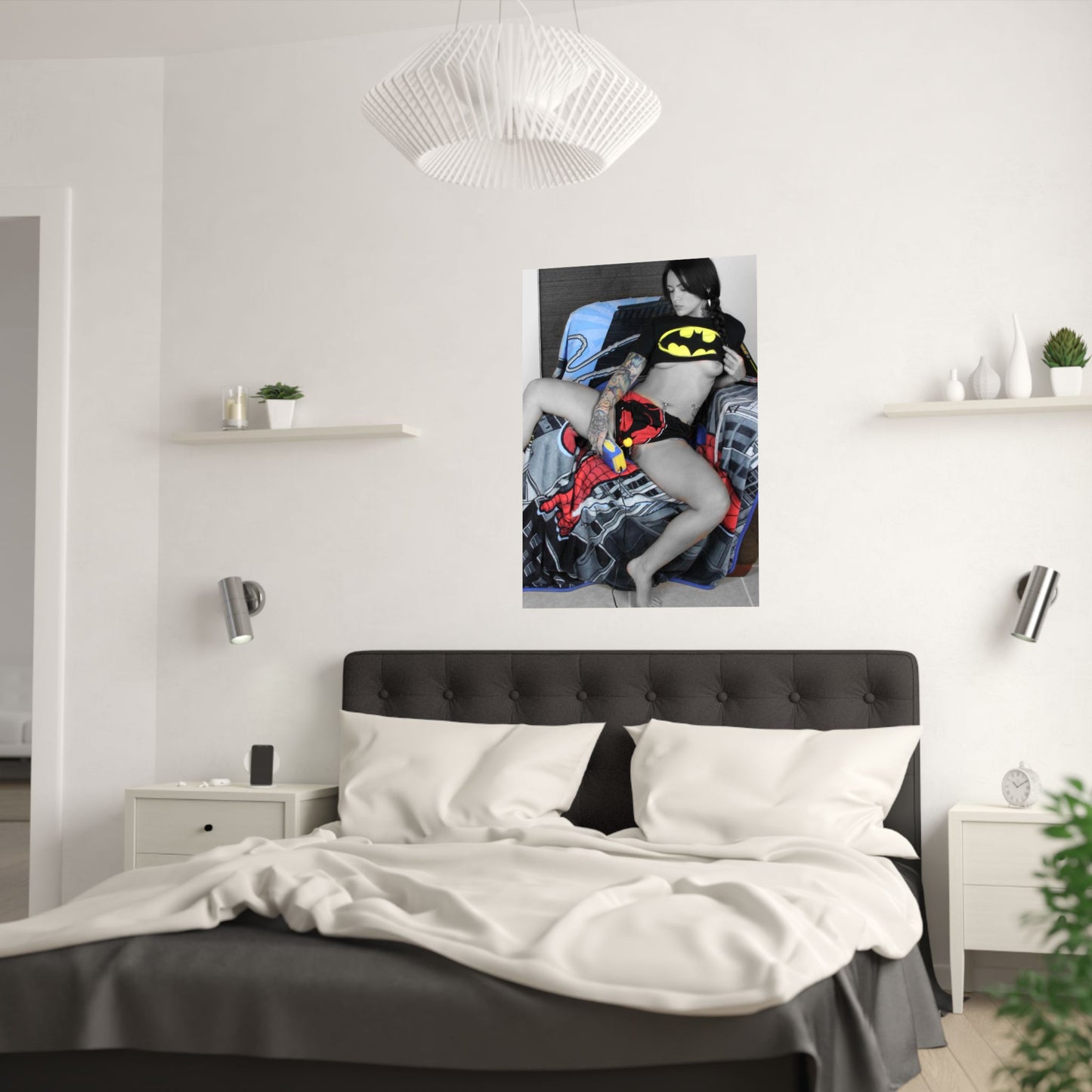Nude Comic Woman Satin Posters (210gsm)