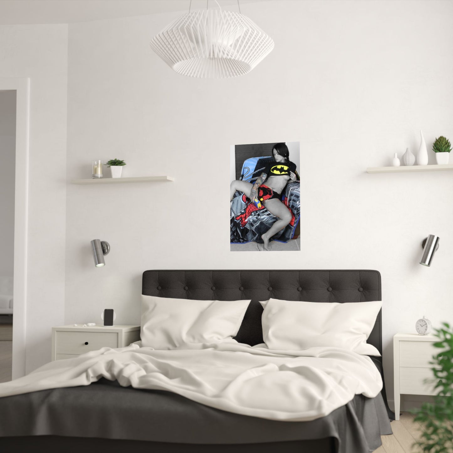 Nude Comic Woman Satin Posters (210gsm)