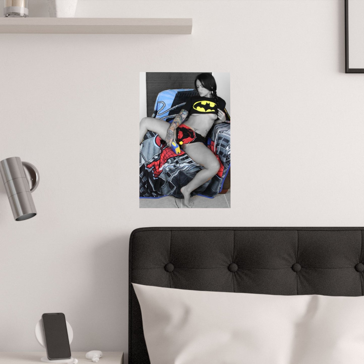 Nude Comic Woman Satin Posters (210gsm)